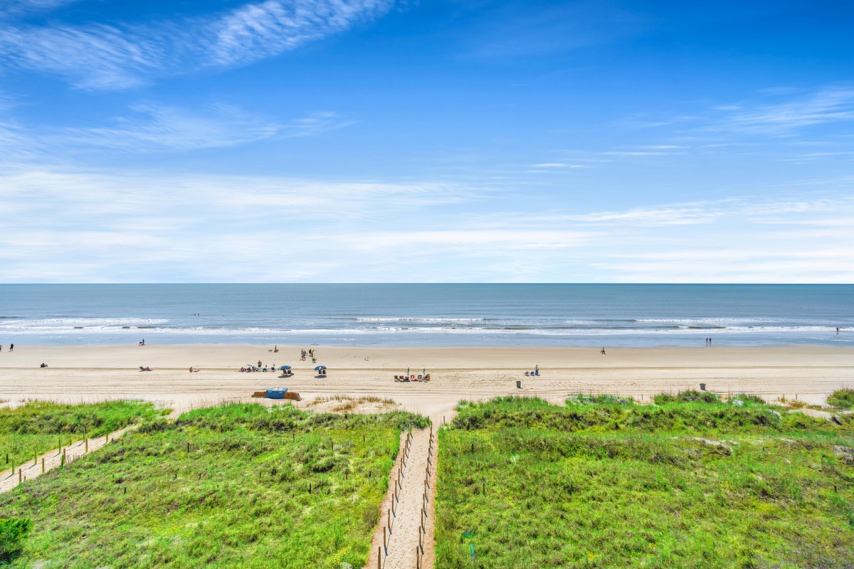 Ocean view from balcony