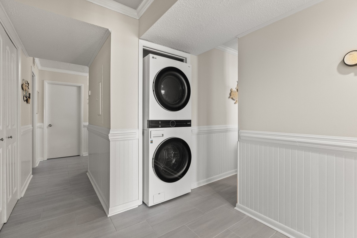 In-unit washer and dryer